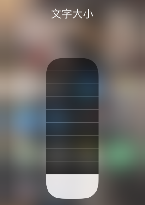 文圣苹果手机维修分享小技巧：在 iPhone 控制中心快速调节字体大小 